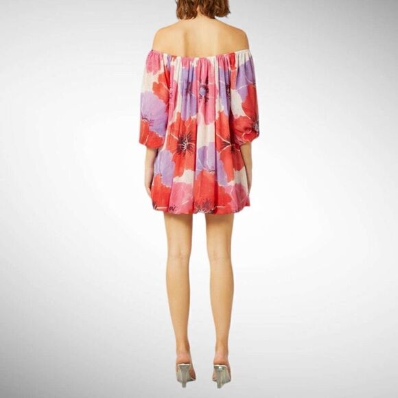 Misa Los Angeles Devon Floral Off the Shoulder Dress Size XS - Picture 9 of 9